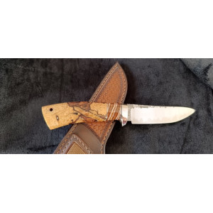 ЗОЛОТА ПЕРЛИНА ніж ручної роботи майстерні ВІКТОР, CPM® S125V™ в обкладинках нержавіючої сталі 95Х18, 64 HRC. Photo 3